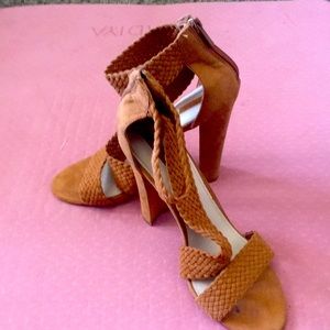 Camel brown heels